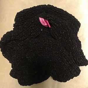 Betsey Johnson sequined infinity scarf